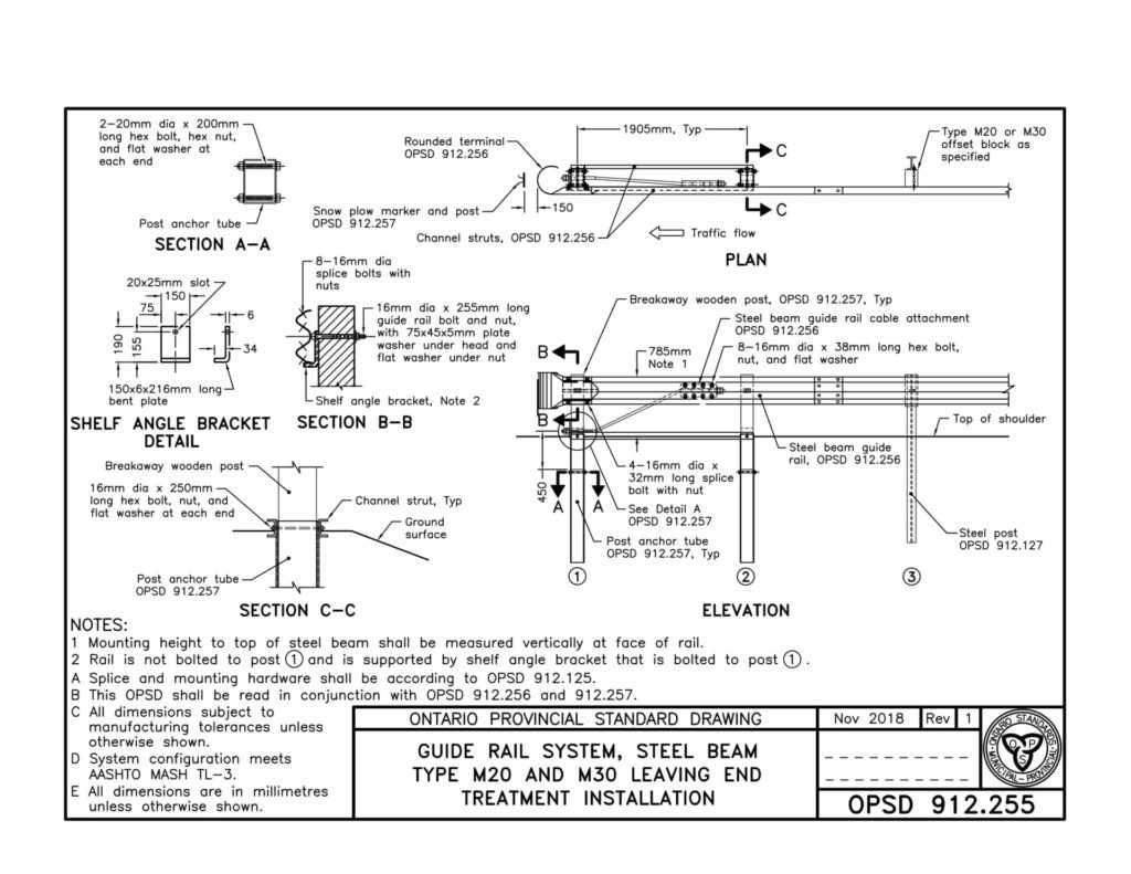 Guide Rail & Thrie-Beam Systems | A.J. Braun